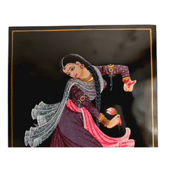 Elegant lotus dancer painting
