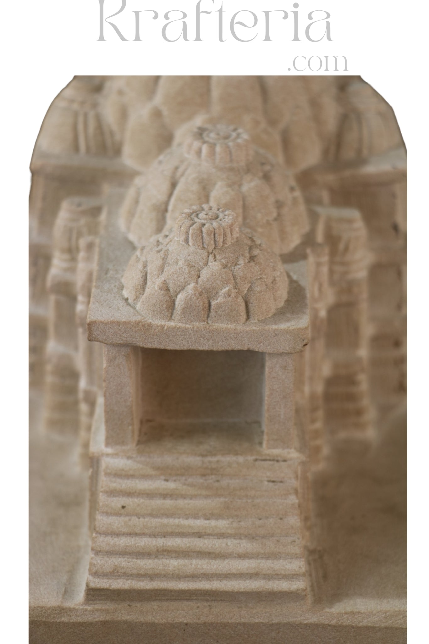 Intricate Sandstone Temple Replica