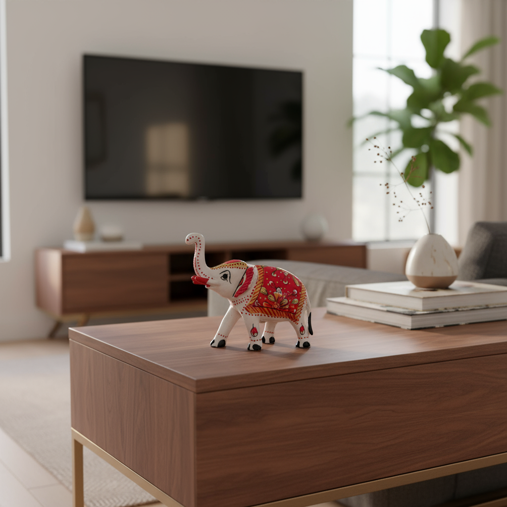 Royal Meenakari Elephant – Handcrafted Symbol of Prosperity and Artistry