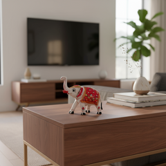 Royal Meenakari Elephant – Handcrafted Symbol of Prosperity and Artistry