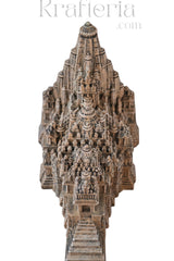 Intricate Miniature of an Ancient Temple