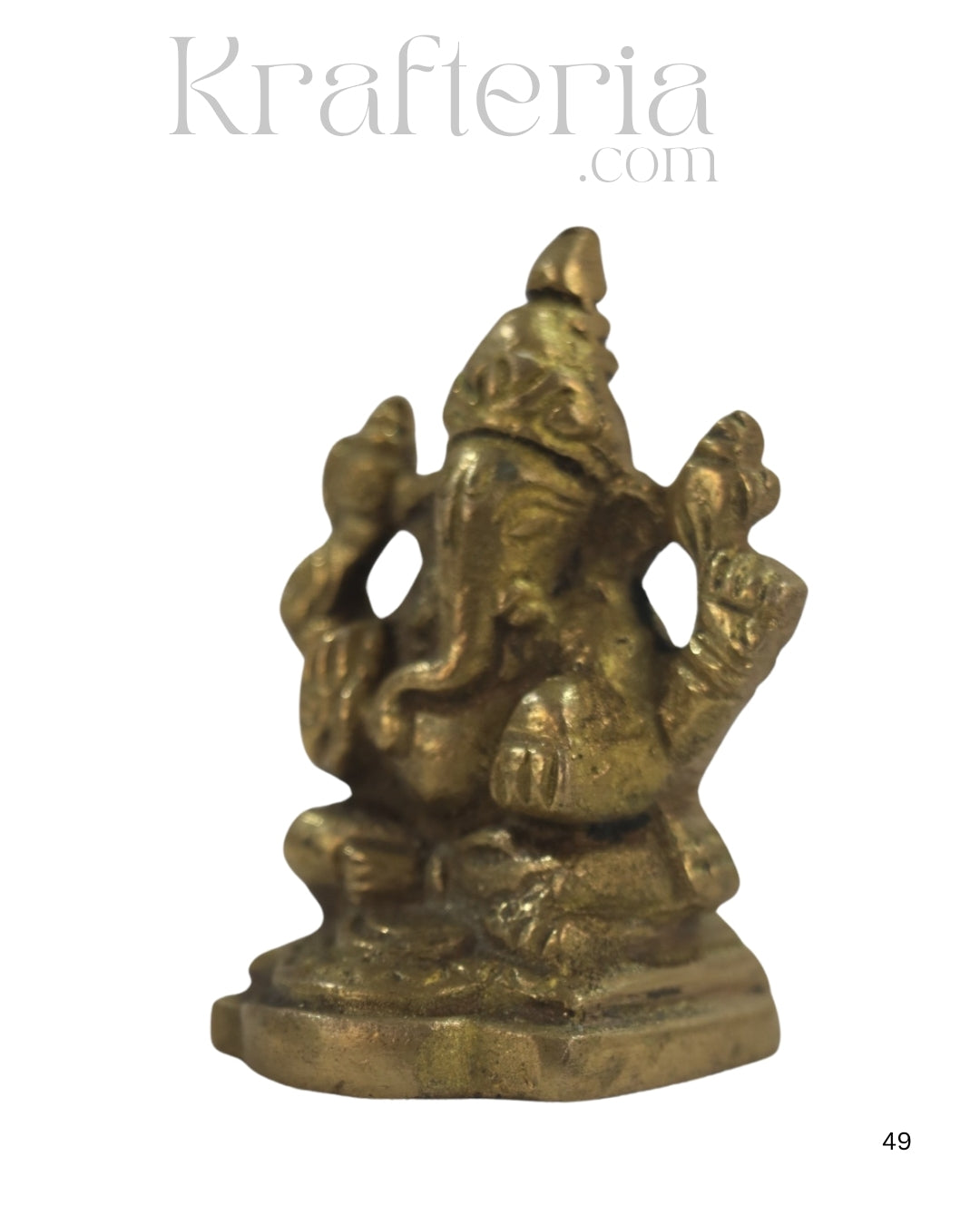 Divine Brass Ganesha Idol – Remover of Obstacles