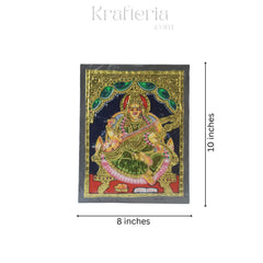 Saraswathi Devi – Goddess of Wisdom in Thanjavur Art