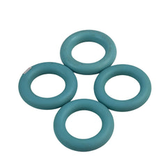 Educational wooden playing rings toy with child-safe paint