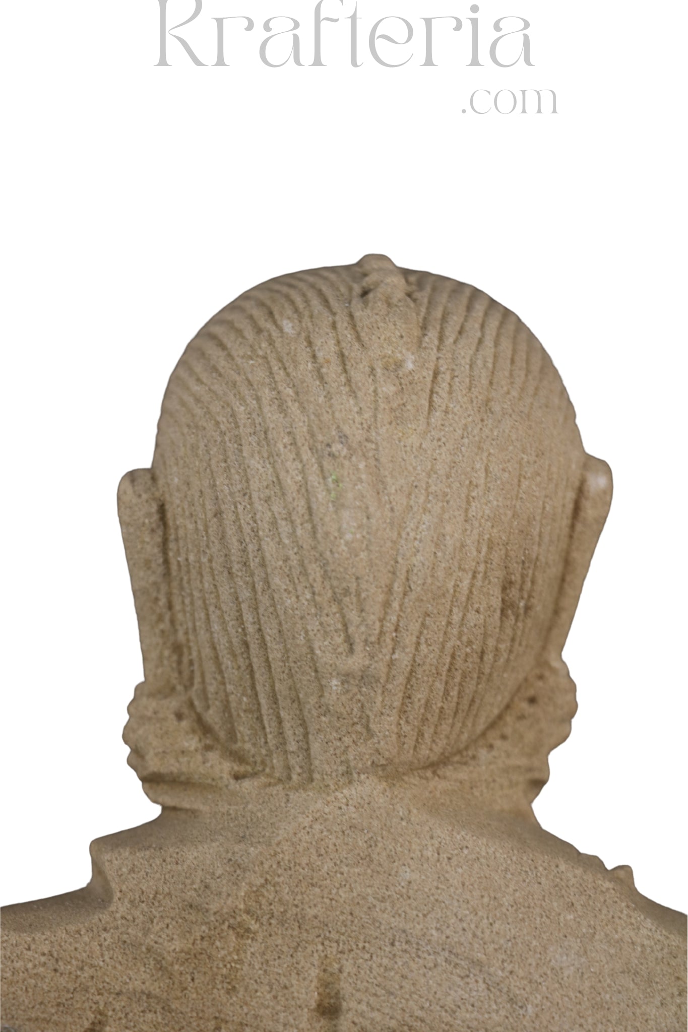 Celestial Muse - A Sandstone Sculpture of Feminine Grace
