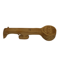 Handmade Wooden Veena – Traditional Musical Instrument Replica