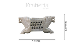 Hand-Carved Lion Incense Stick Holder – Unique Aromatherapy Accent