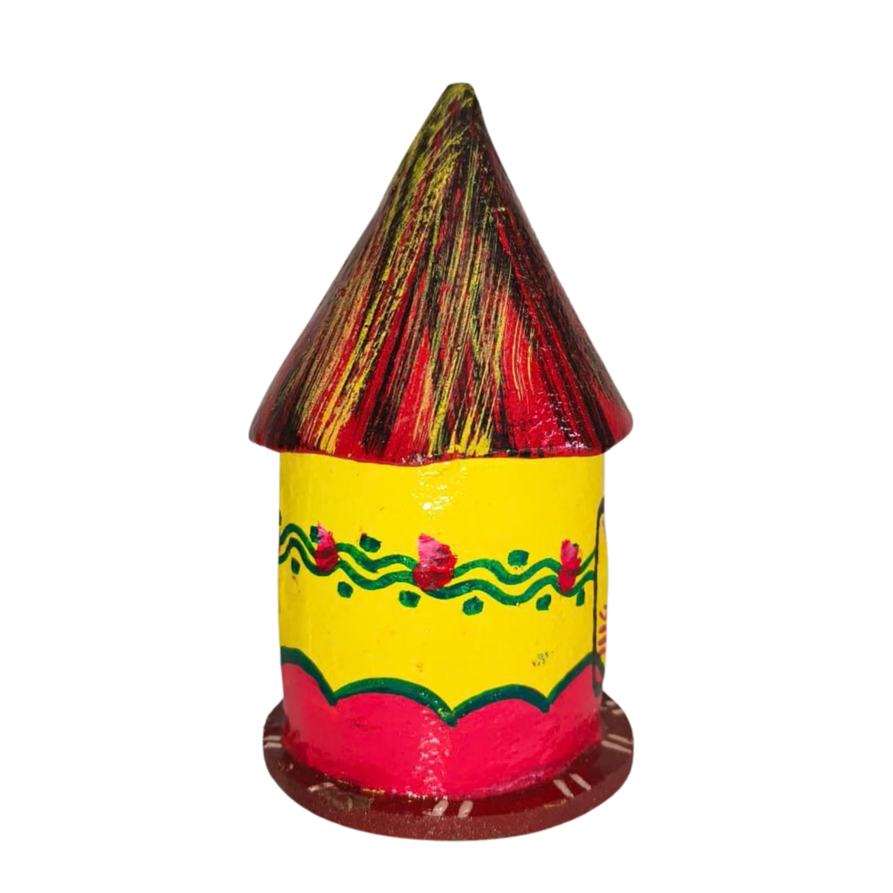 Rustic Charm - Handcrafted Kondapalli Village Hut   Kondapalli Lacquerware