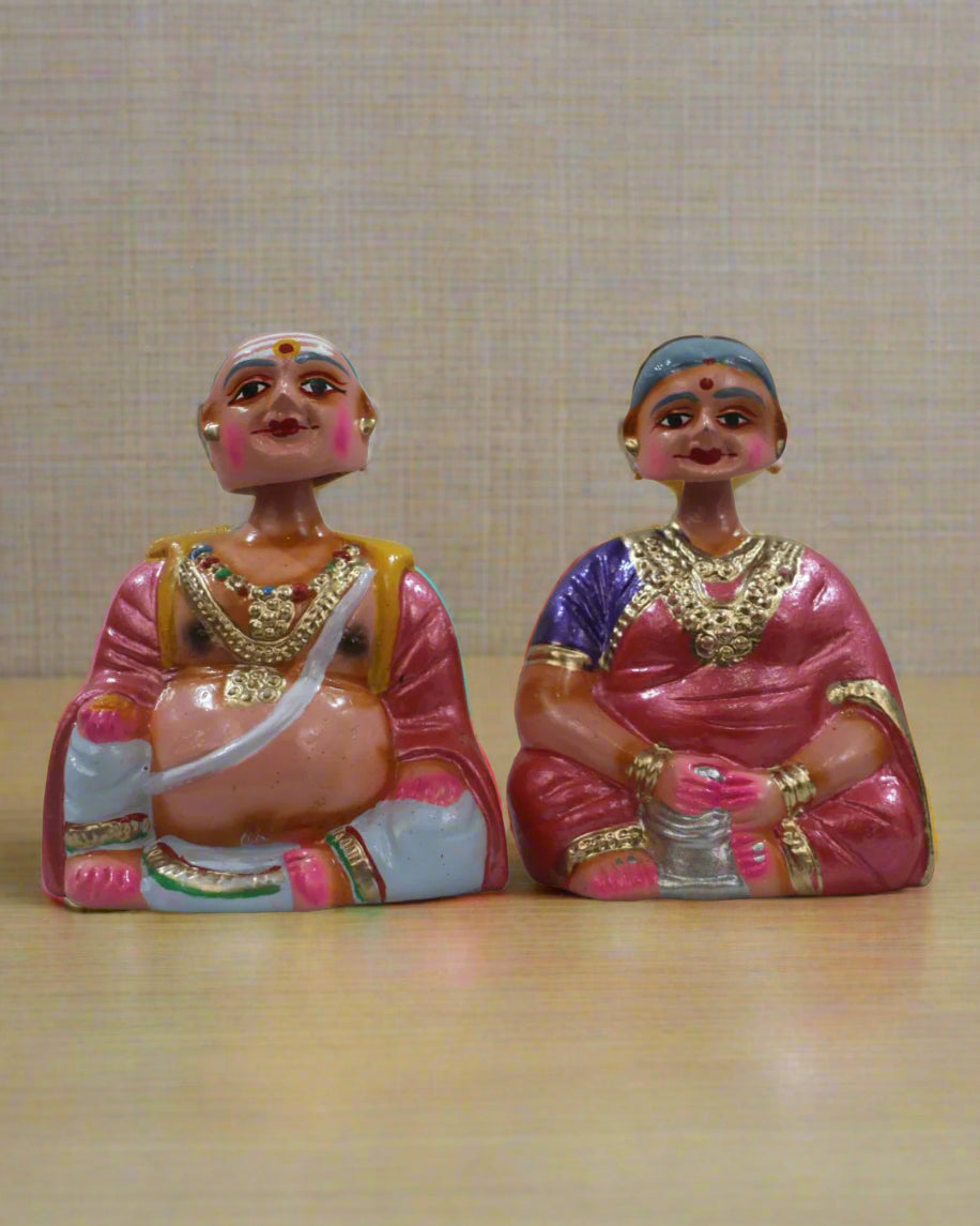Traditional Thanjavur Dolls – Handcrafted South Indian Golu Figurines