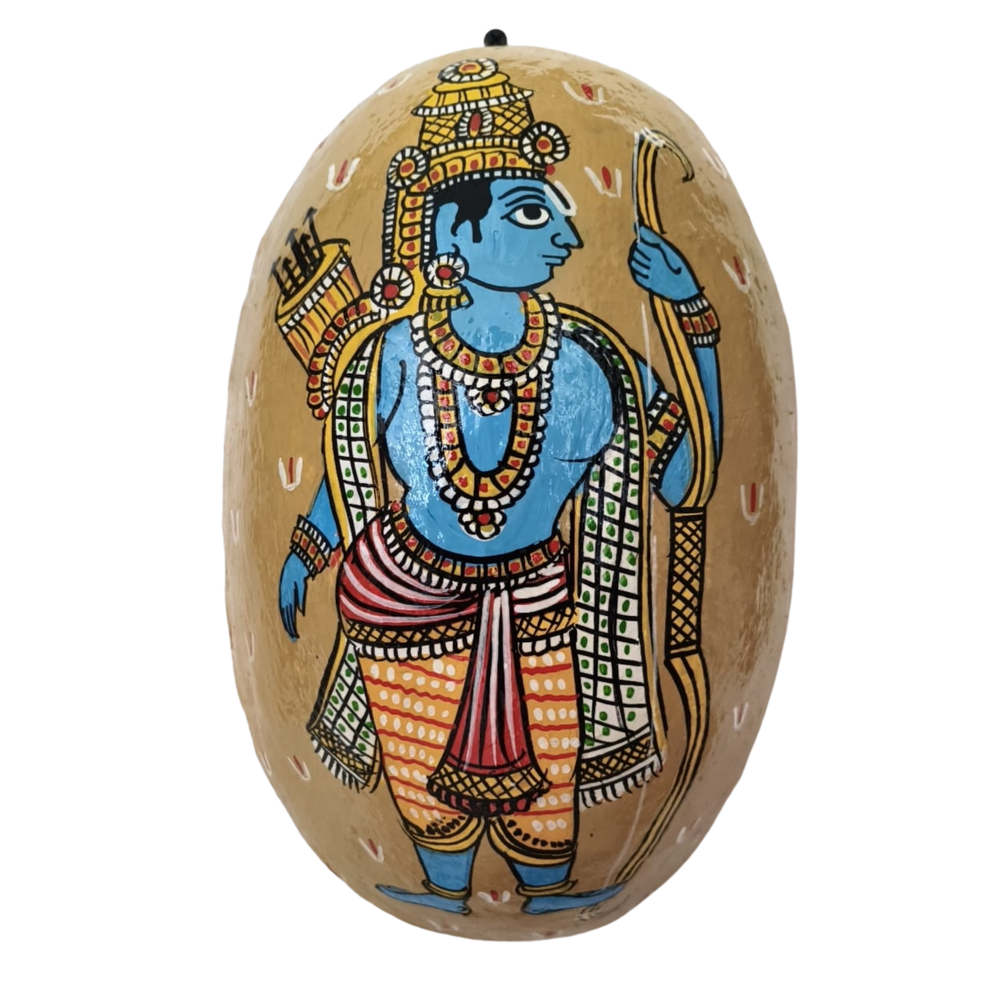 Hand-Painted Cheriyal Art Dashavataram Mask Set –  Vishnu Avatars Wall Decor   wall decor