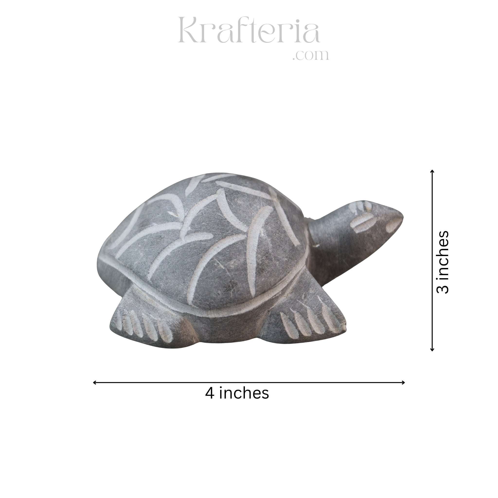 Handmade Soft Stone Tortoise – Vastu Turtle Showpiece