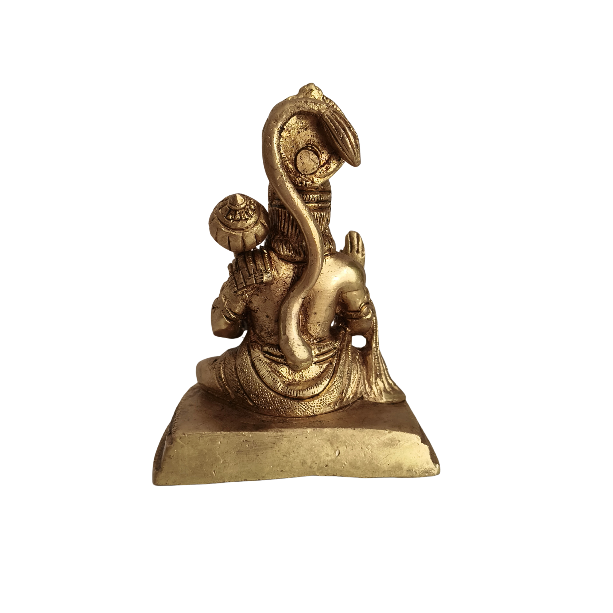 Brass Lord Hanuman Idol with Gada – Symbol of Devotion, Strength, and Protection