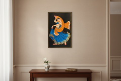 Dancing Lady Artwork – Authentic Nirmal Painting   Paintings