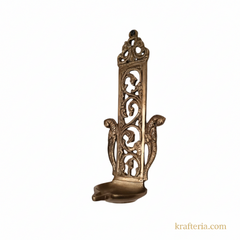 Brass Peacock Oil Lamp (Diya) | Handcrafted Traditional Indian Wall Art   Brass Artwork