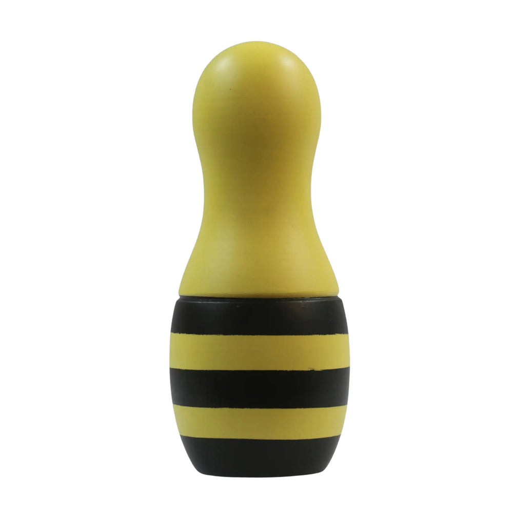 Child-safe bowling pins with non-toxic paint