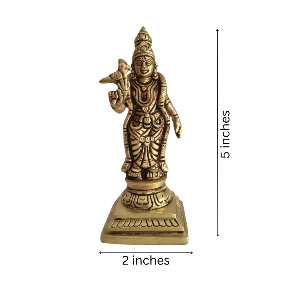 Brass Amman Devi Idol  for Pooja & Home Decor   Brass Ware