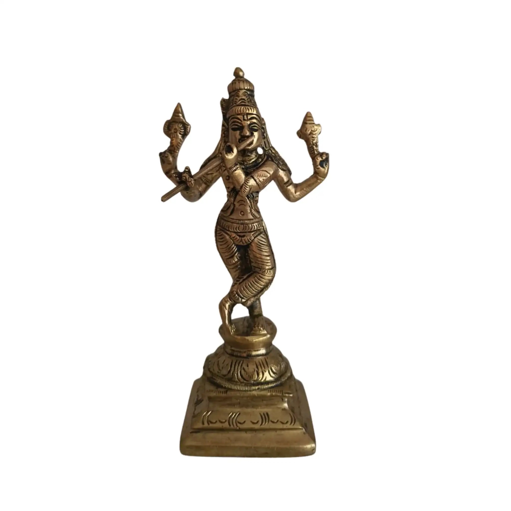 Pure Brass Dashavatara Idol Set 10 Statues) | Vishnu's Ten Avatars Murti Collection   Brass Ware