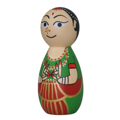 Indian classical dance wooden doll set