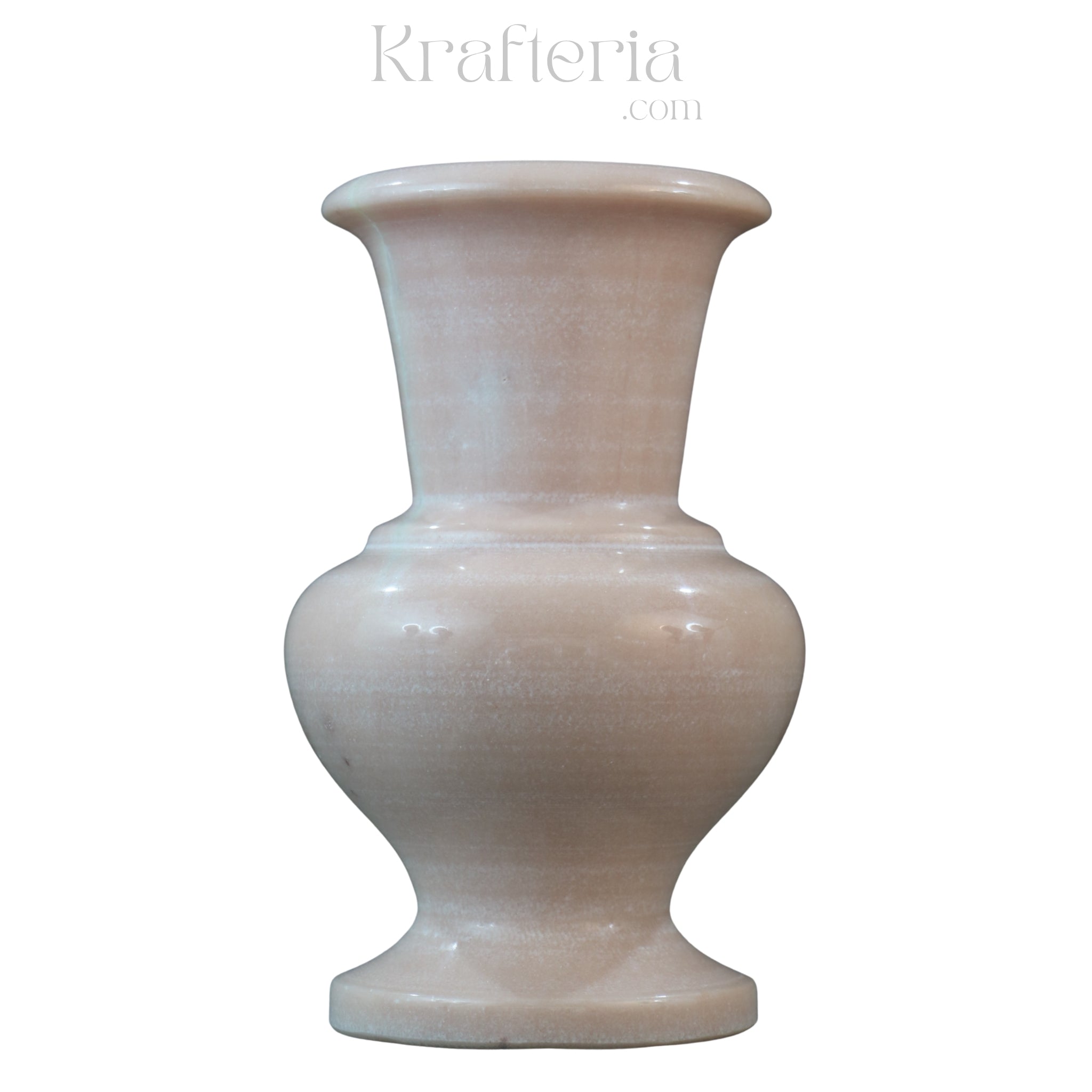 Handcrafted Marble Flower Vase – Elegant Home Decor