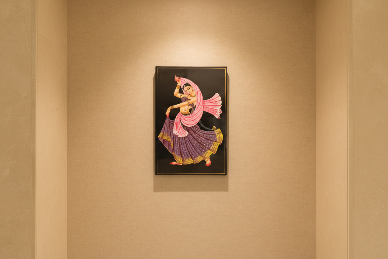 Indian dance heritage in Nirmal painting