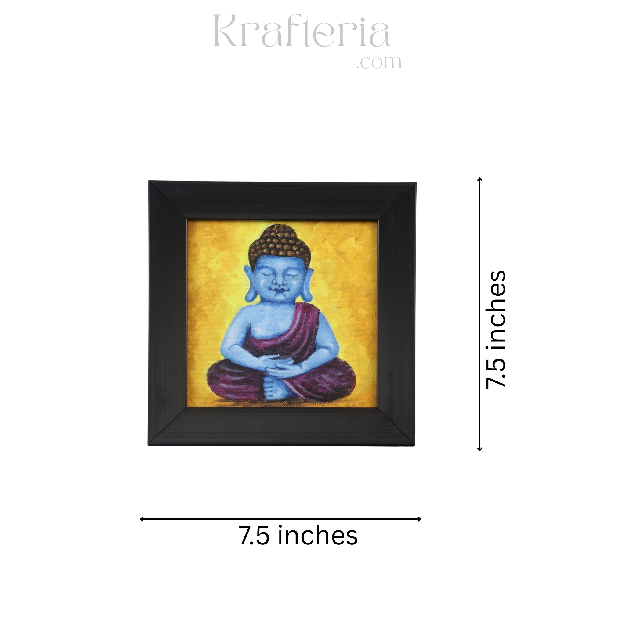 Buddha in Meditation – Kerala Mural Style
