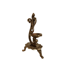 Brass Peacock Oil Lamp Stand For Pooja Room And Home Decor   Oil Lamp Stand