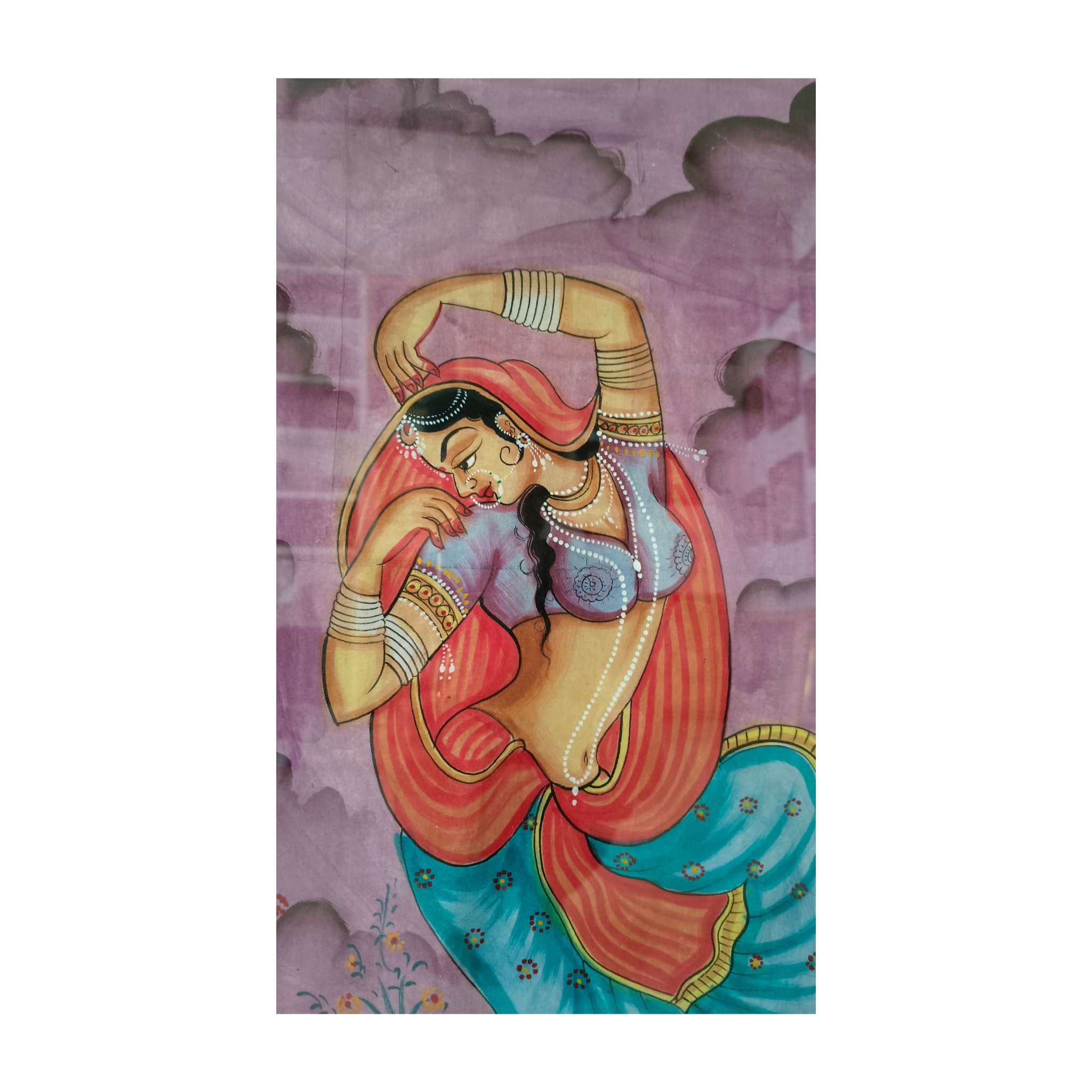 Dancing Gopika Miniature Painting