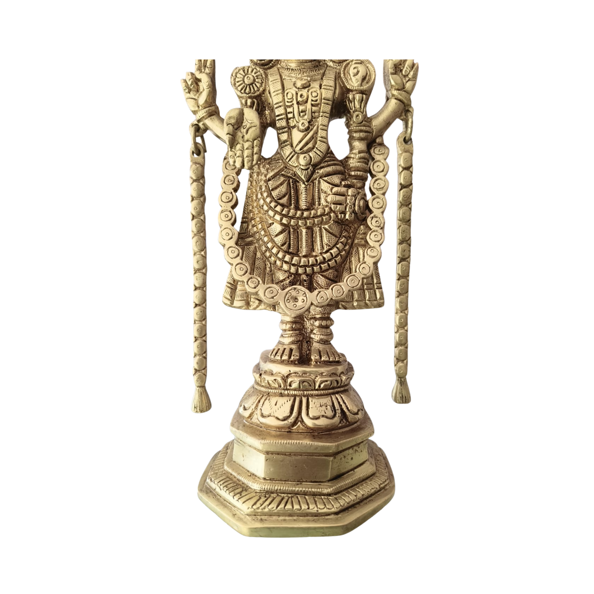 Brass Lord Venkateswara (Balaji) Idol: Embodiment of Prosperity and Grace