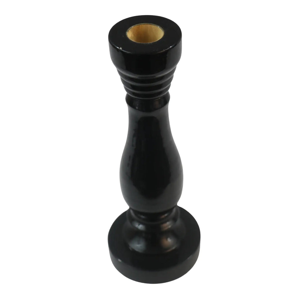 Wooden flower vase handcrafted and painted by artisans