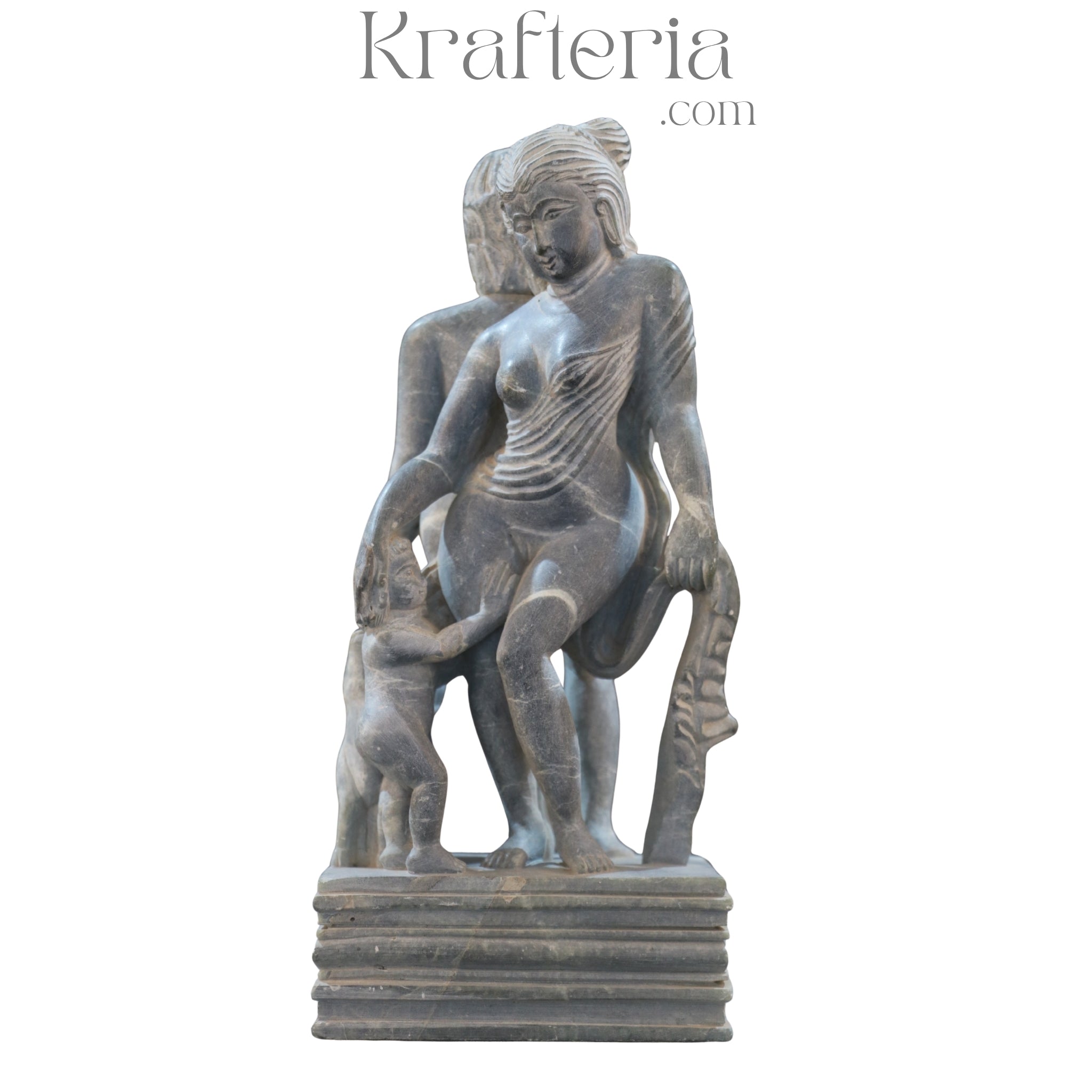 Two-Sided Figures Sculpture – Dual-Faced Artistic Masterpiece