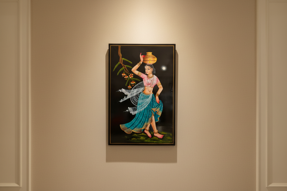 Traditional Nirmal art of rural woman