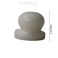 Elegant Marble Paperweight – Handcrafted Desk Accessory