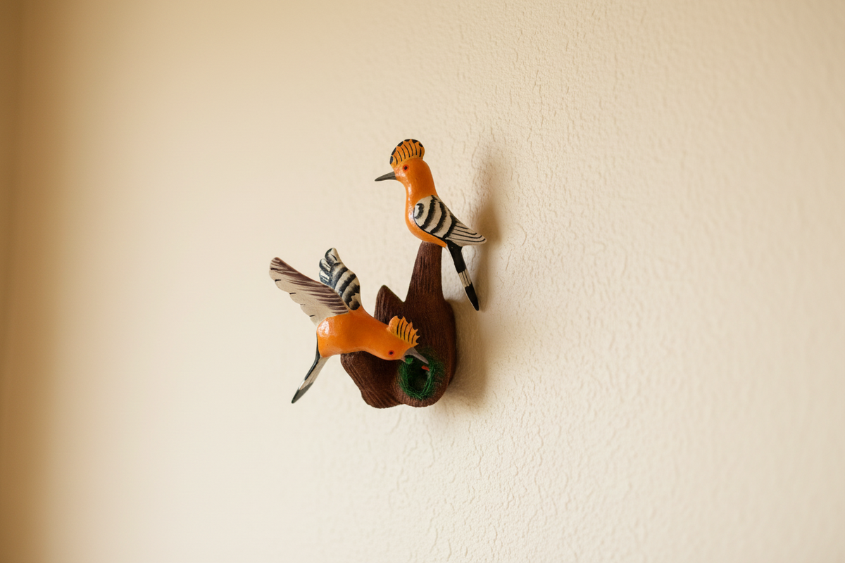 Nirmal wooden bird wall décor traditional folk art