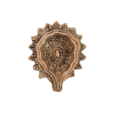 Pair Traditional Brass Diya - Decorative Oil Lamp for Puja & Home Decor