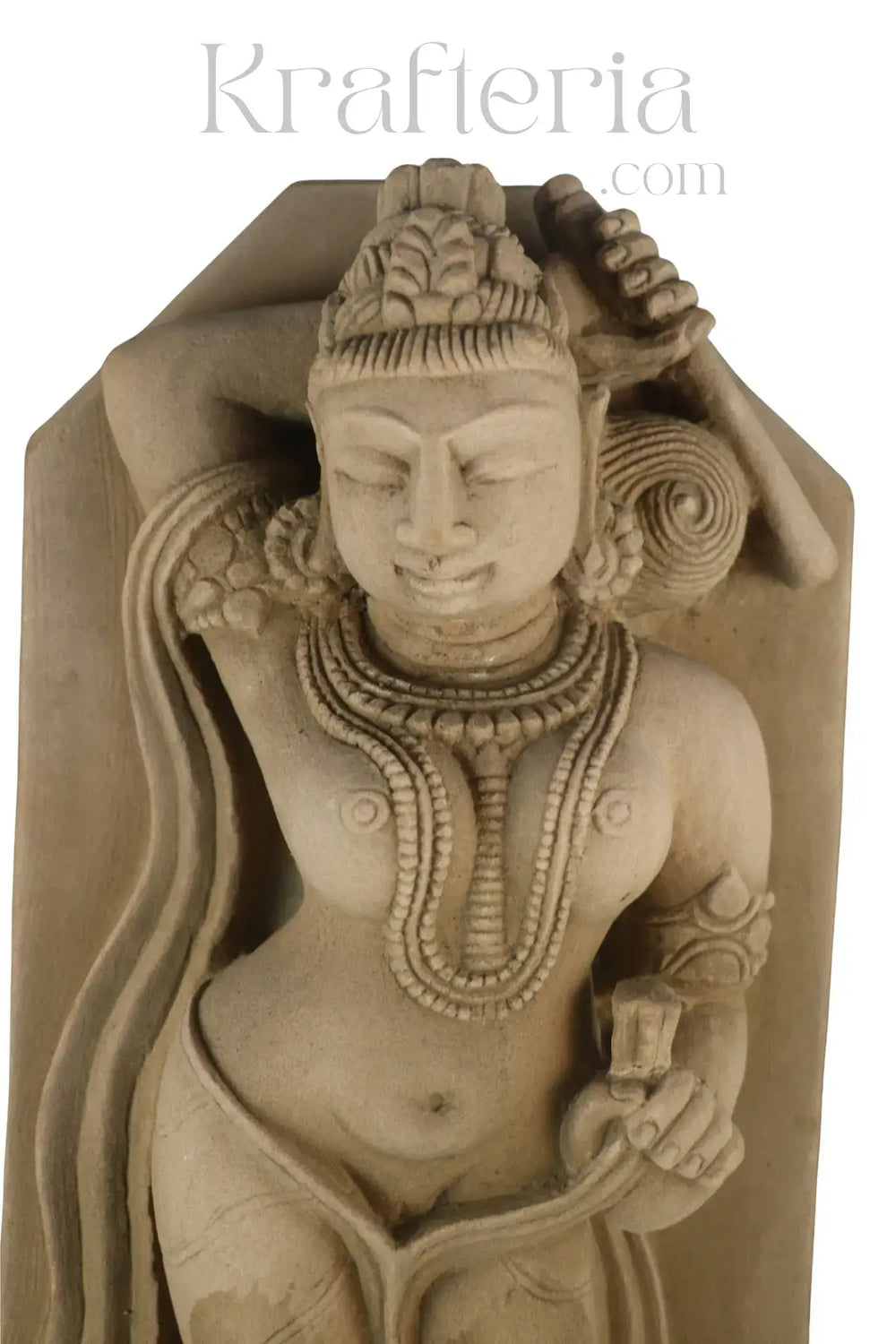 Mother and Child - A Posture of Khajuraho sculpture   Sand Stone