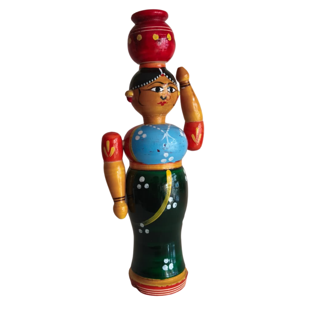 Grace of Tradition – Etikoppaka Village Woman   Etikoppaka Lacquerware