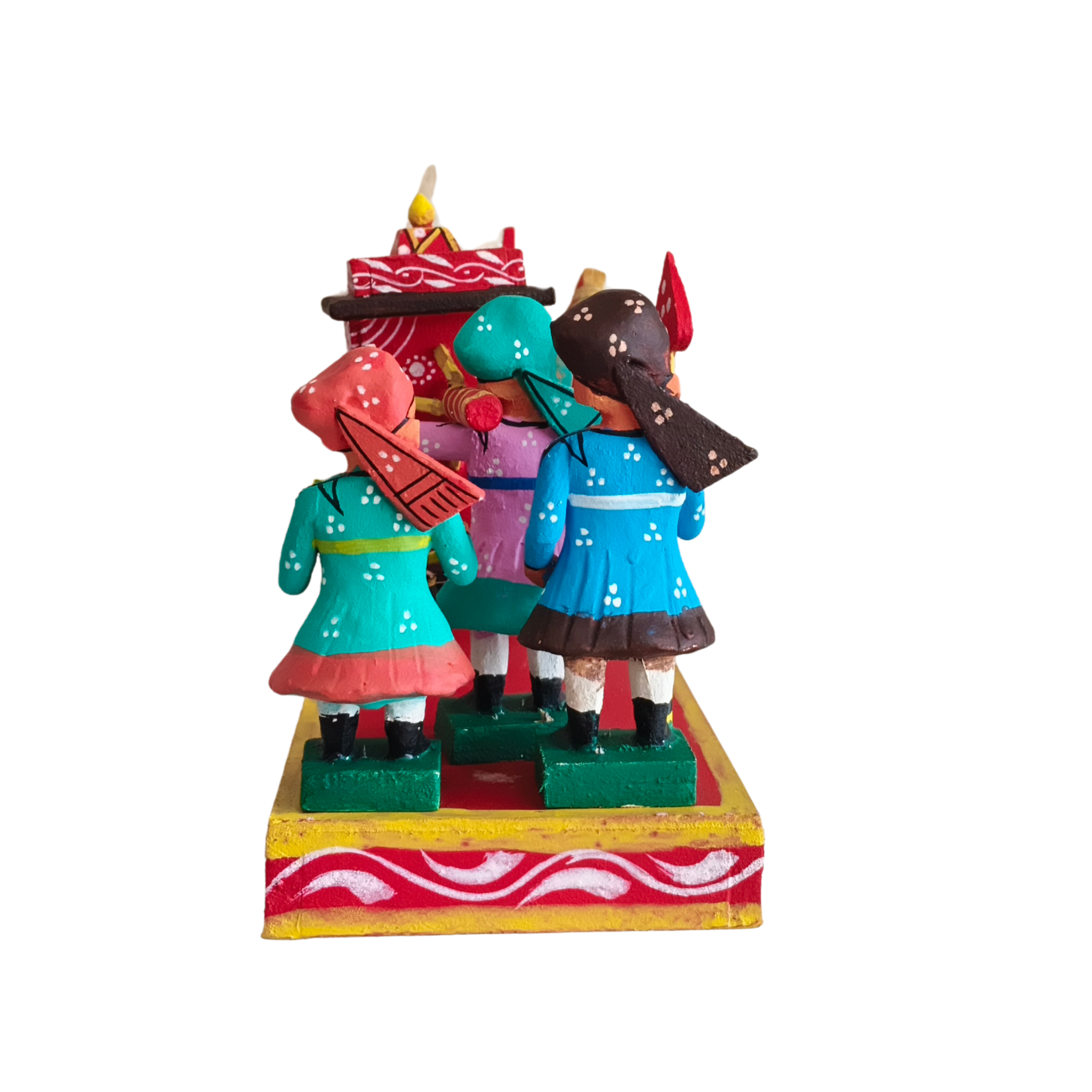 Traditional Kondapalli Pelli Pallaki  Set – Handcrafted Indian Marriage Scene