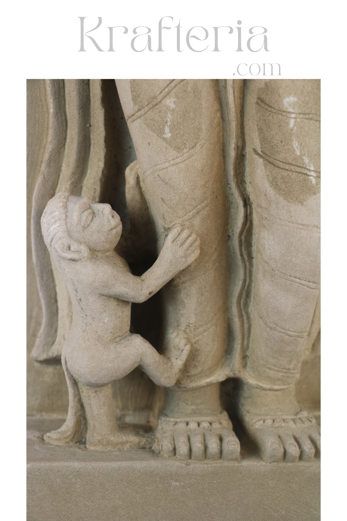 Mother and Child - A Terracotta Relief