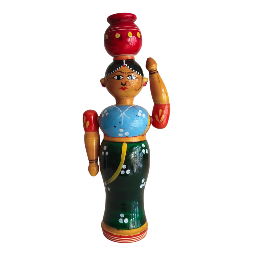 Grace of Tradition – Etikoppaka Village Woman   Etikoppaka Lacquerware