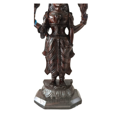 Divine Lord Venkateswara Idol Encased in Glass