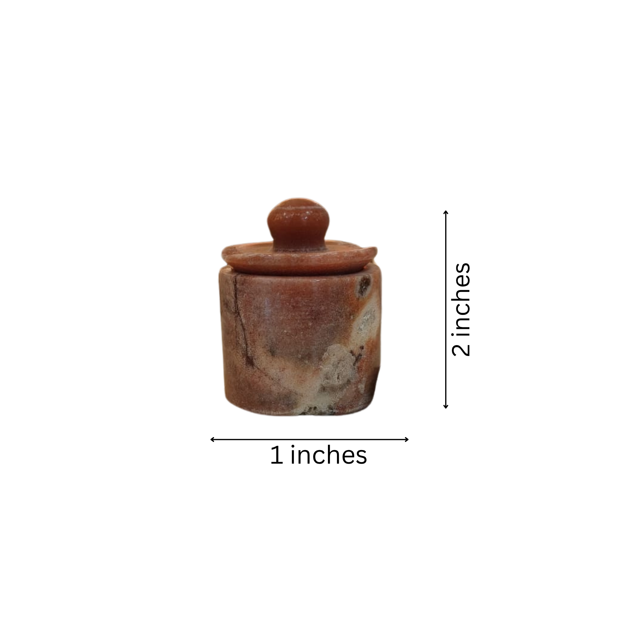 Handcrafted Marble Container – Stylish Storage Jar