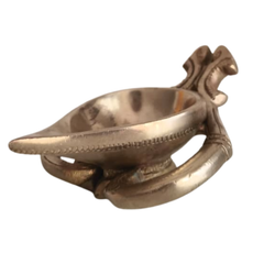 Handcrafted Brass Handheld Diya   Brass Artwork