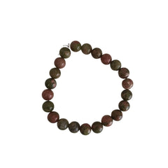 Natural Unakite Crystal Healing Bracelet   Fashion