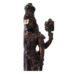 Devotional Rosewood Balaji Sculpture – Symbol of Protection & Prosperity
