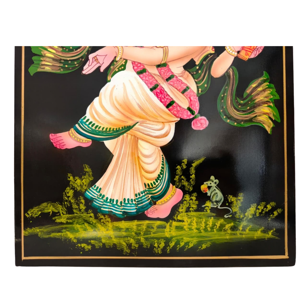 Spiritual Dancing Ganesha Nirmal wall art