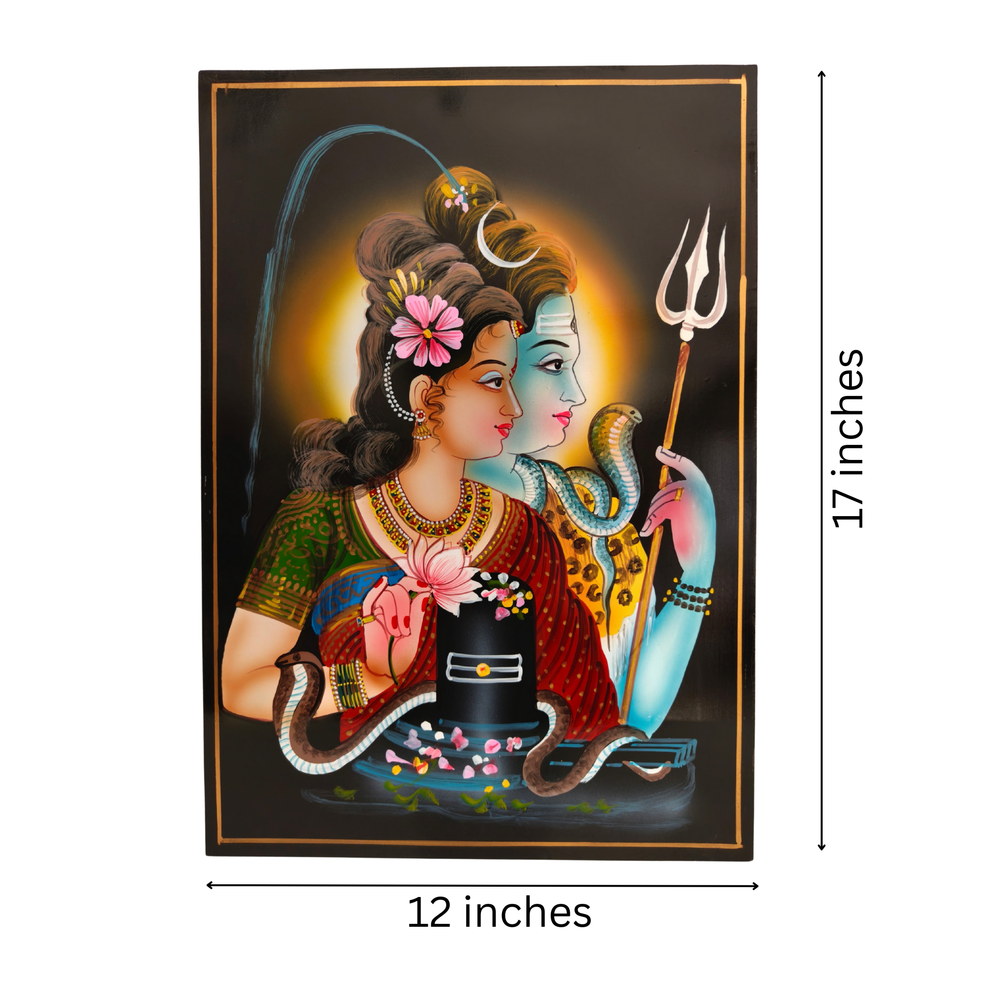 Hindu couple Shiva Parvati