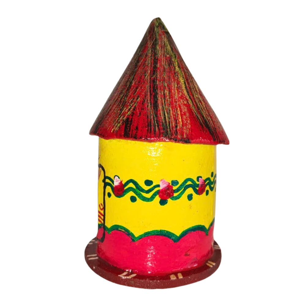 Rustic Charm - Handcrafted Kondapalli Village Hut   Kondapalli Lacquerware