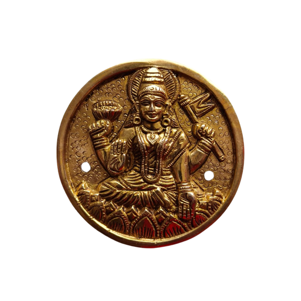 Ashta Lakshmi Brass Set - 8 Piece Handcrafted Goddess Lakshmi Wall Art   Brass Artwork