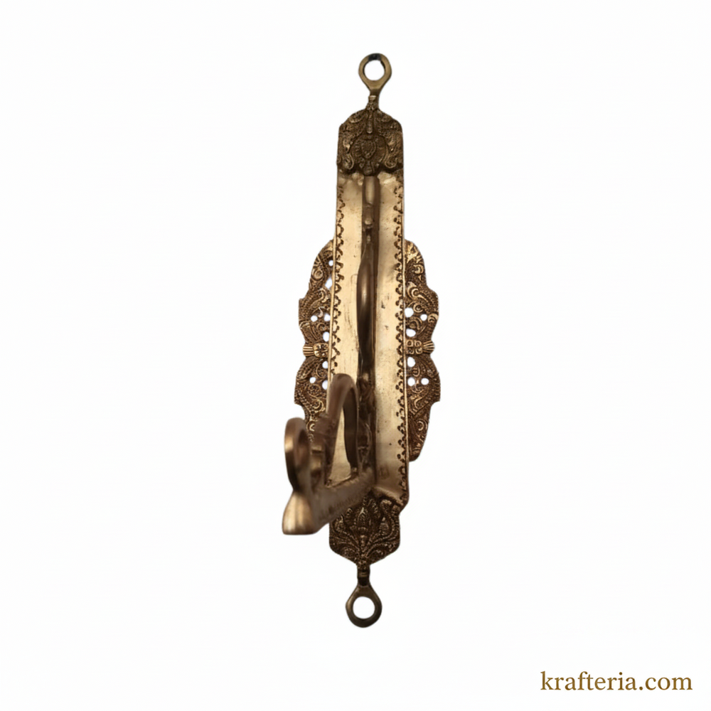 Brass Peacock Wall Hanging Hook | Decorative Wall Mount Décor   Brass Artwork