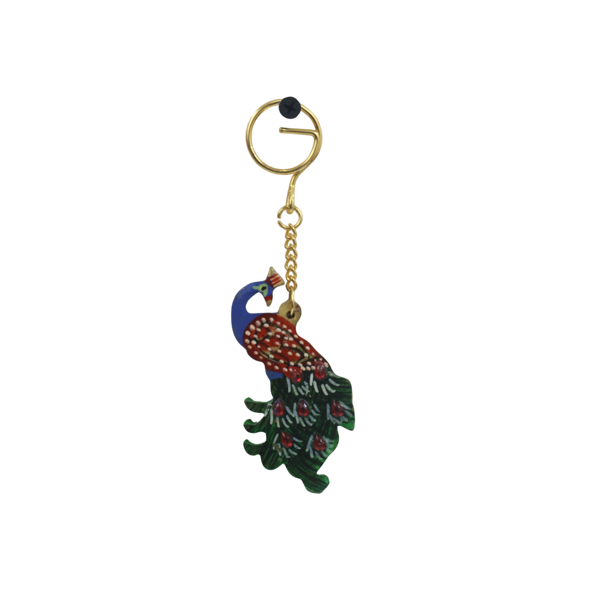 Hand-Carved Wooden Key Chains from Jaipur